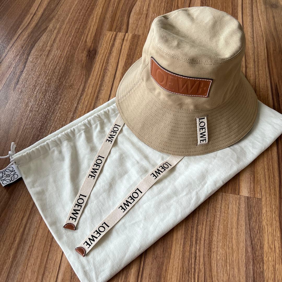 LOEWE フィッシャーマンハット サンド　バケットハット　ロエベ