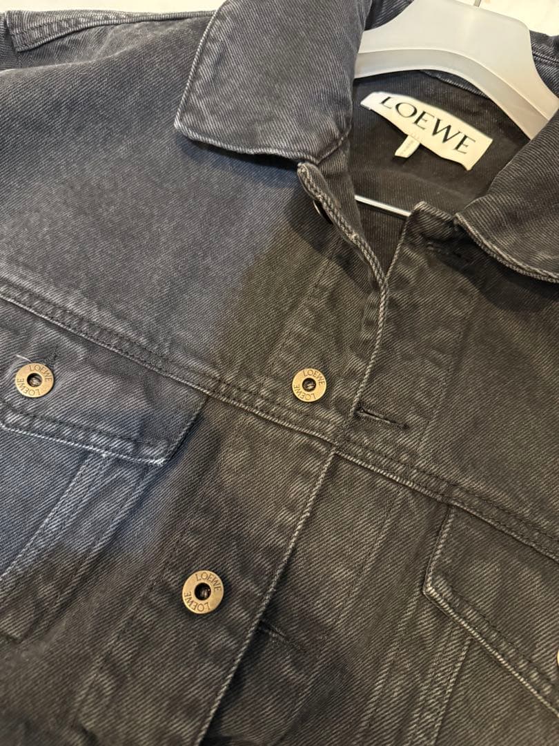 LOEWE ブラックデニムジャケット サイズ50