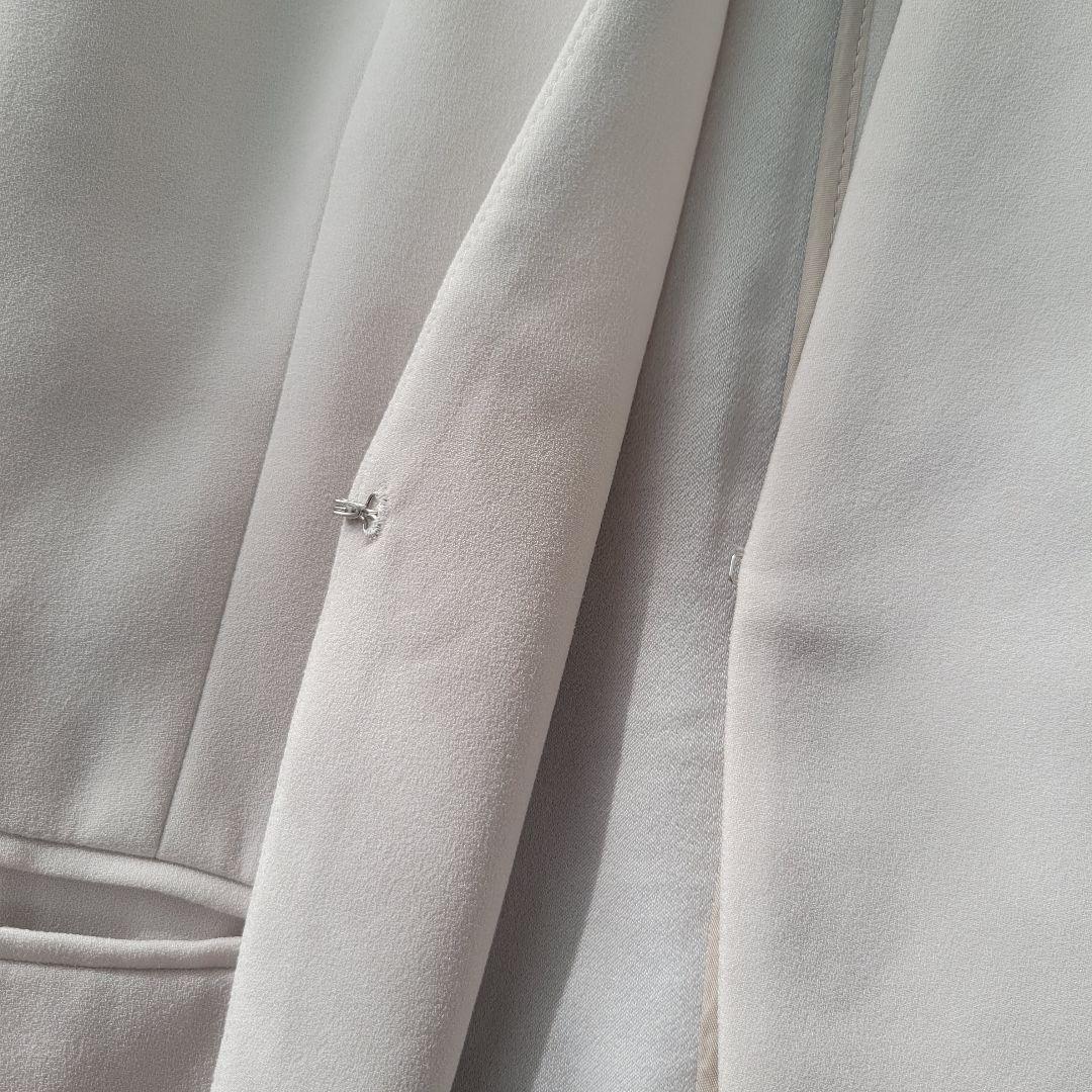 セオリーリュクス＊ノーカラージャケット＊アセテート＊サイズ36