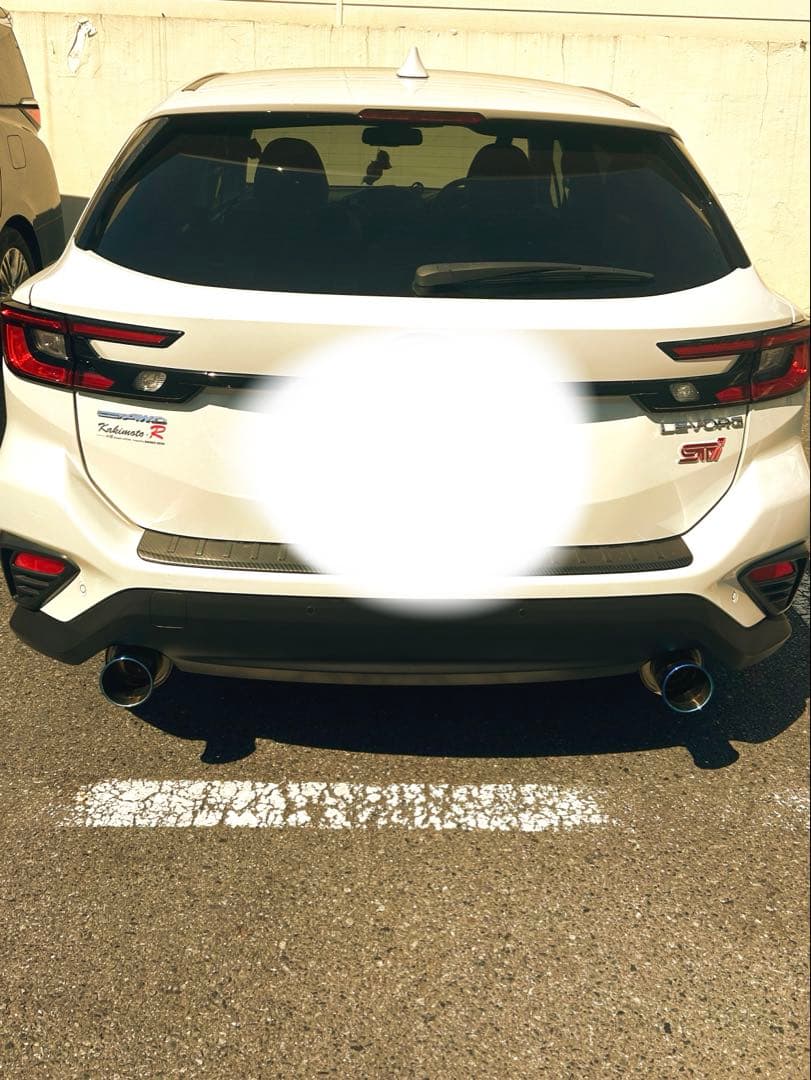 SUBARUレヴォーグvn 柿元　改　Regu.06&R マフラー　リアピース