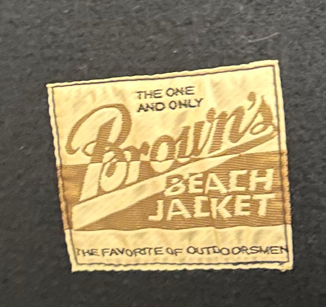 ま*ぷ様 【美品】BROWN’S BEACH JACKET ロストヒルズ復刻サイ