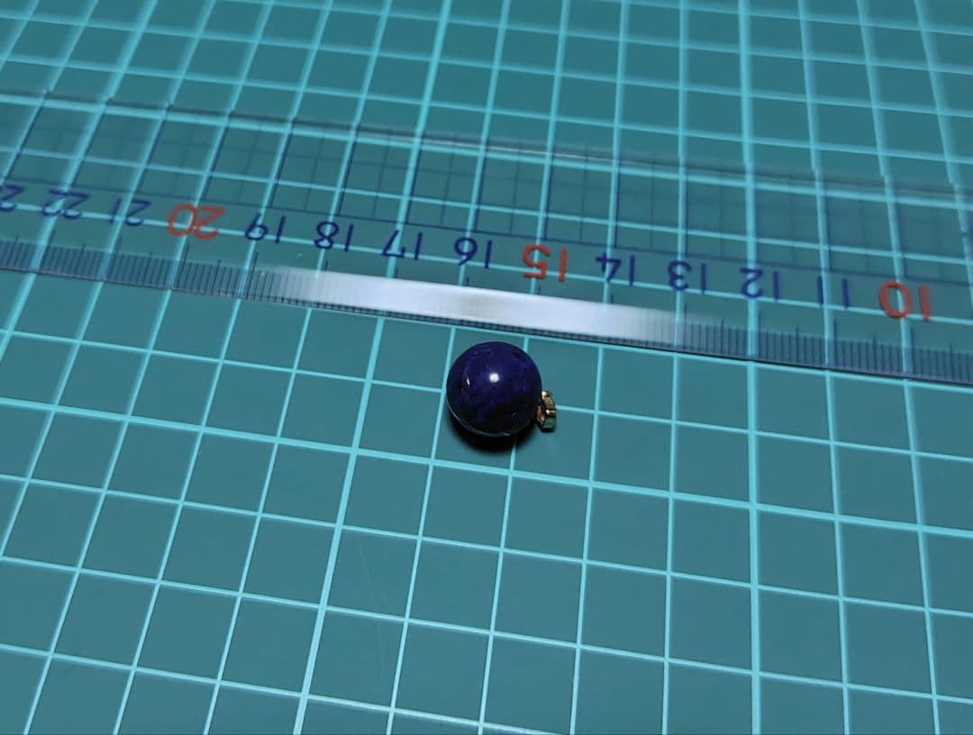 すい様　GSTV K18YG ラピスラズリ ペンダントトップ 約12.00ct