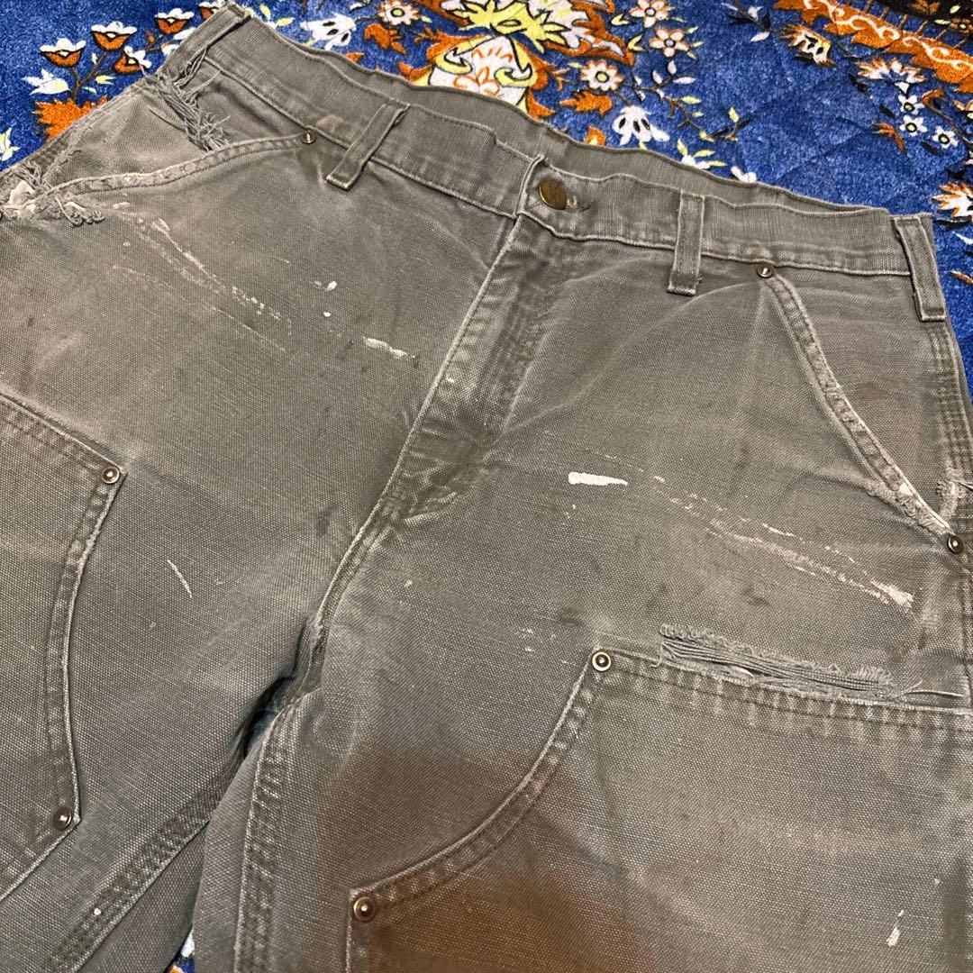 ボロ　極上フェード　カーハート　ダブルニーダックパンツ　メキシコ製　00s