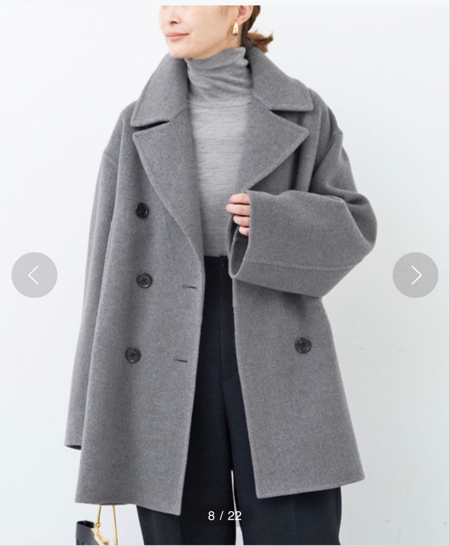 【RAIKKONEN様御専用】Viclor half コート　グレー