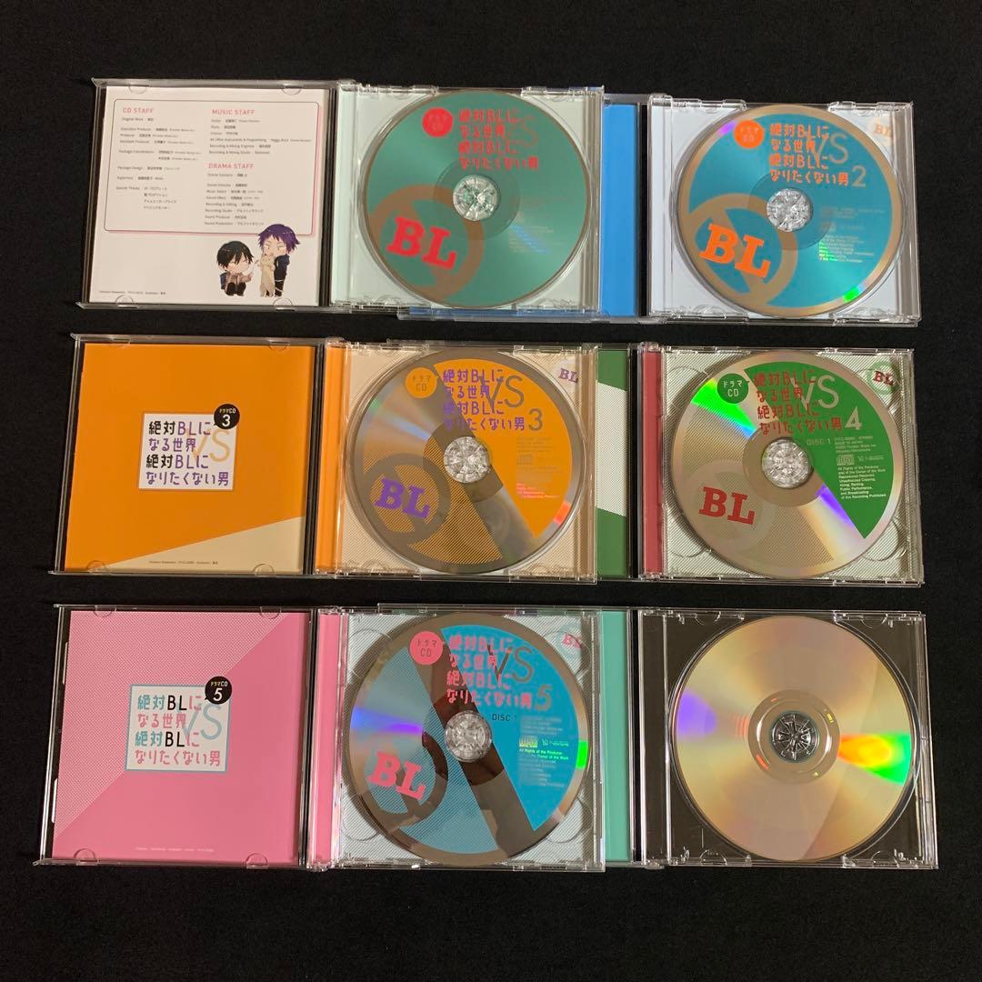 絶対BLになる世界VS絶対BLになりたくない男　ドラマCDセット　小冊子付き