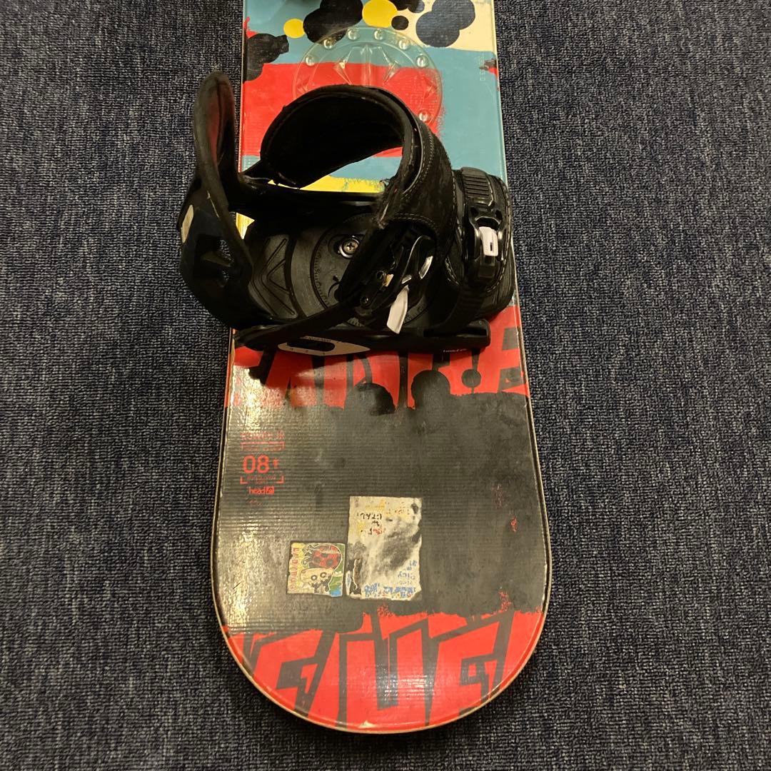 キッズ　スノーボード　ビンディング　2点セット　HEAD 108cm