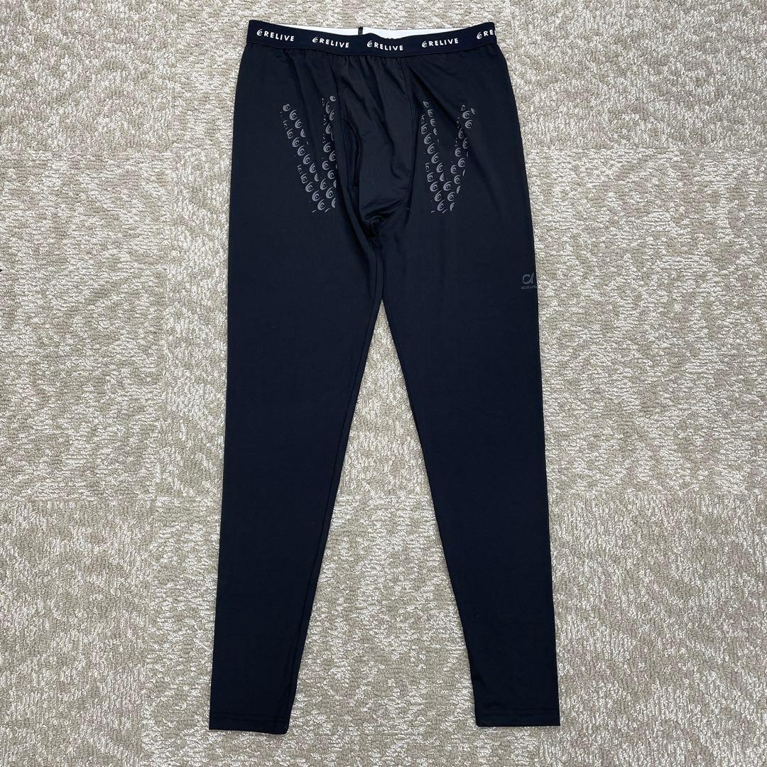 リライブスパッツ　メンズ　L L 前開き　ブラック