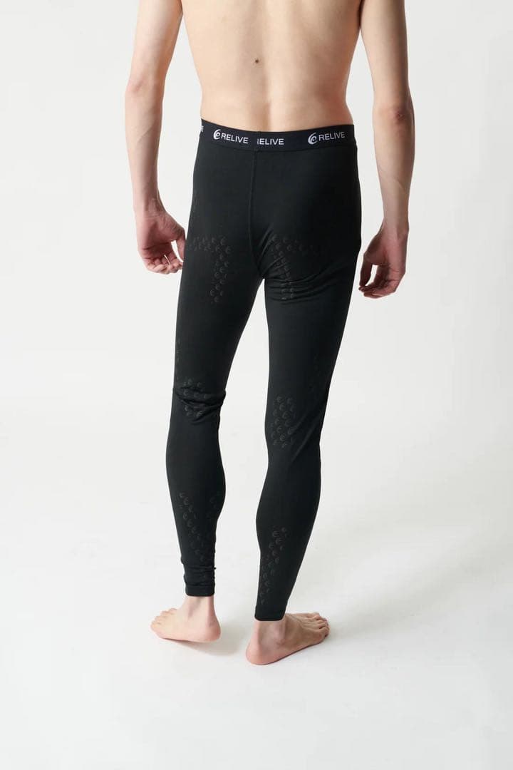 リライブスパッツ　メンズ　L L 前開き　ブラック