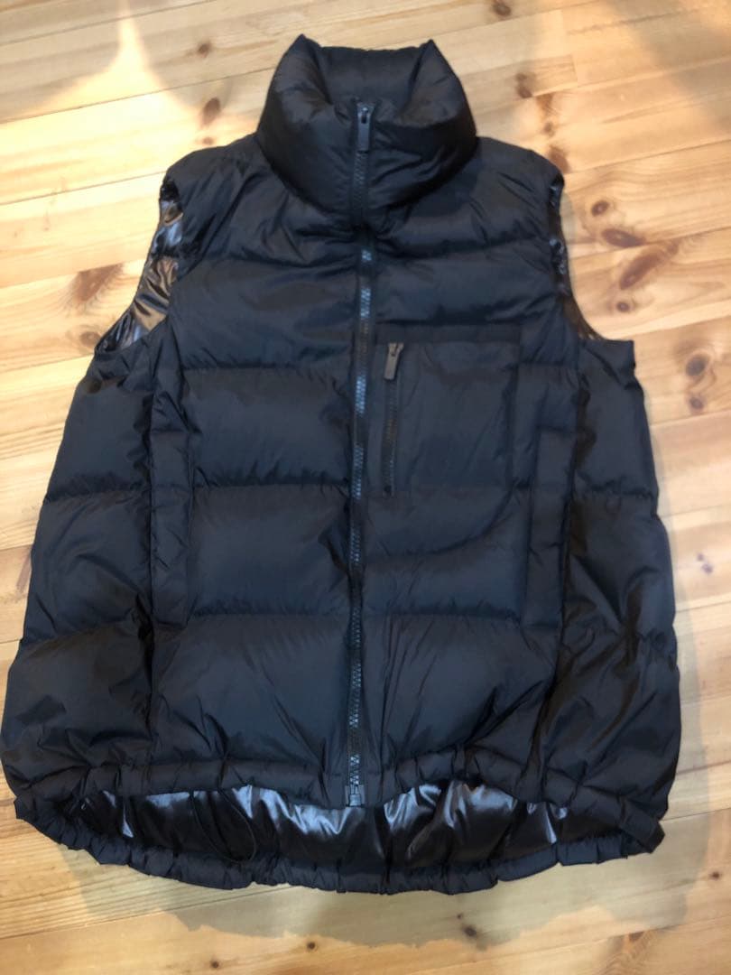 ユニクロ　＋J ダウンボリュームベスト ブラック　L ジルサンダーコラボ