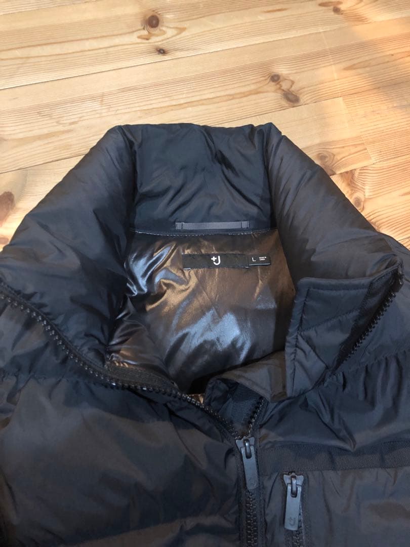 ユニクロ　＋J ダウンボリュームベスト ブラック　L ジルサンダーコラボ