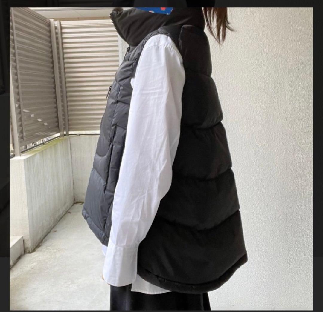 ユニクロ　＋J ダウンボリュームベスト ブラック　L ジルサンダーコラボ
