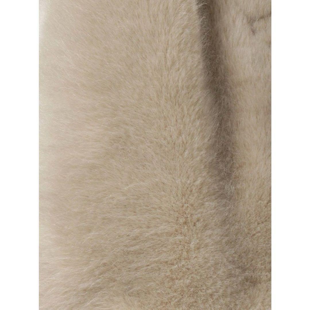 Ungrid / アングリッド / フェイクファーコート ライトグレー