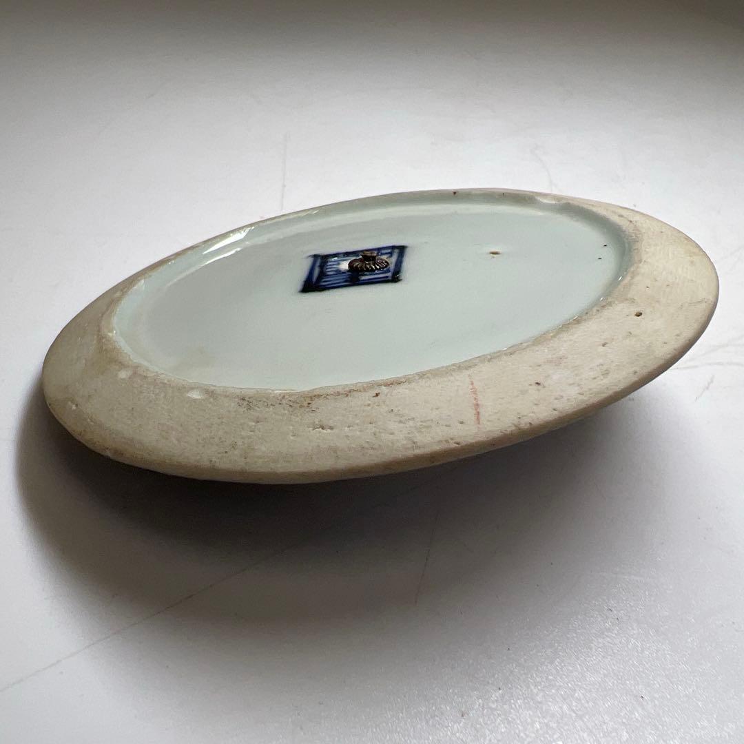 中国明時代　ウサギの図蓋　直径8.7㎝　東Y8-0203☆2F