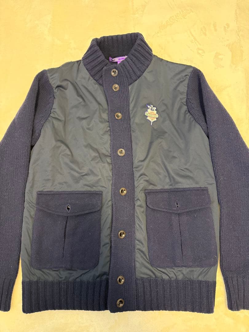 BEAMS GOLF チェック柄 ナイロンベスト& ネイビー ジャケット