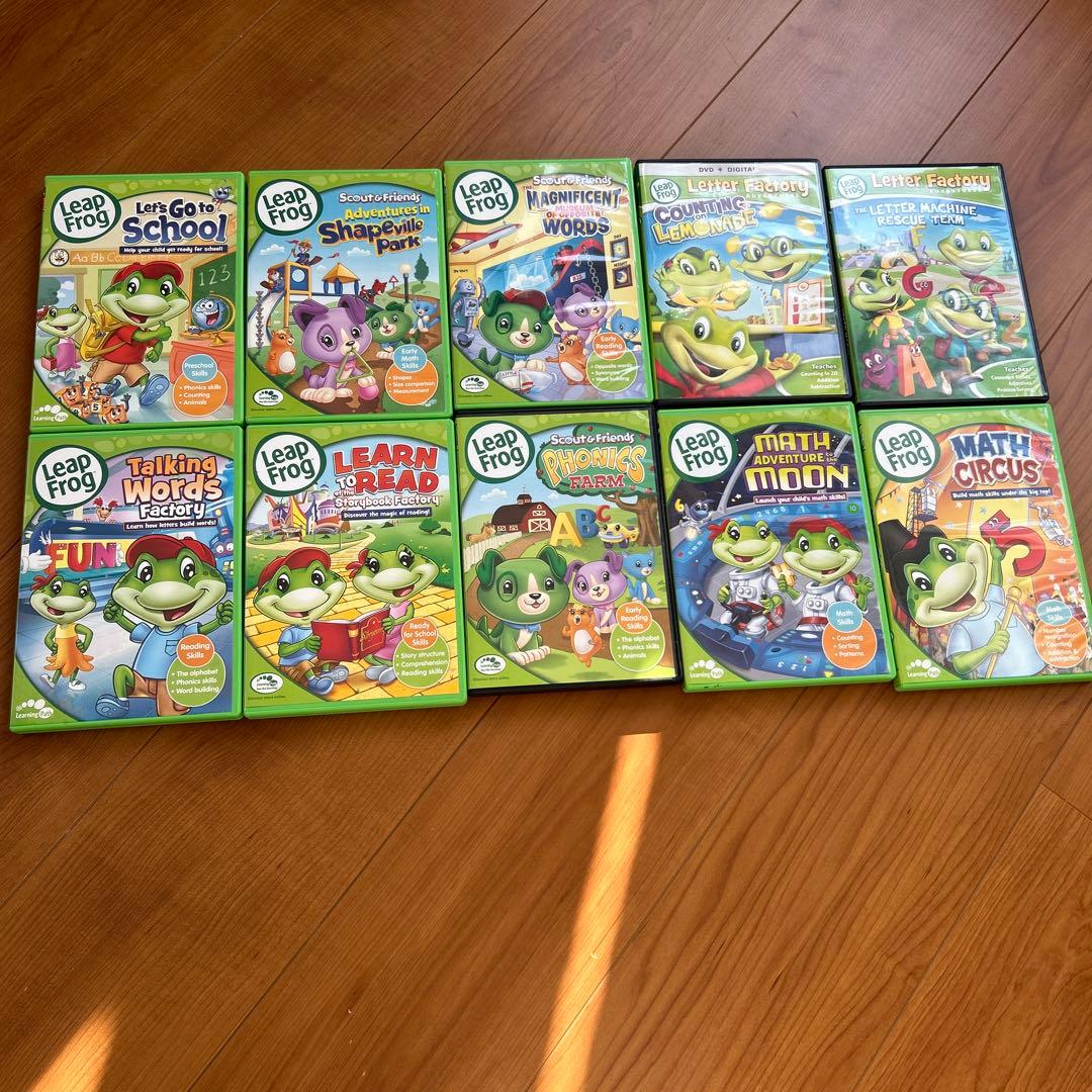 DVD 『LeapFrog』(リープフロッグ) DVD 10枚セット