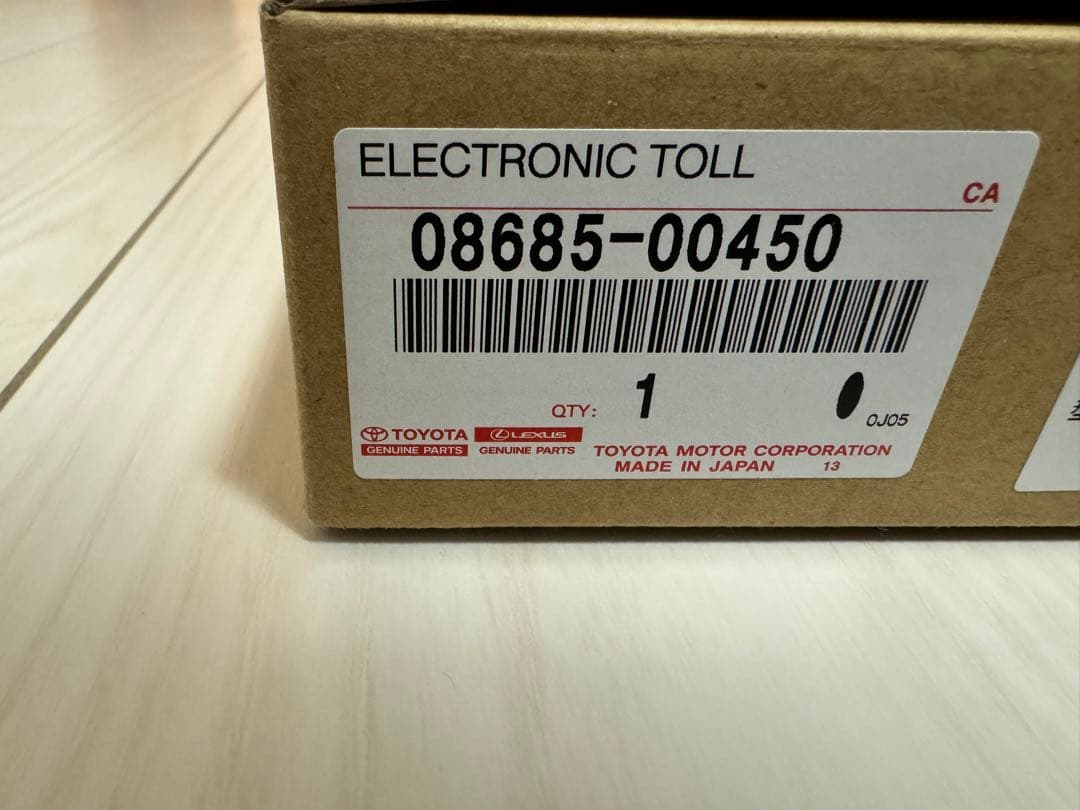 トヨタ純正 ETC 車載機ビルトインボイスタイプ