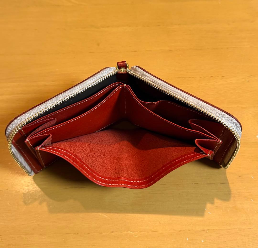 【HUKURO】大きく開く小さな財布　限定色