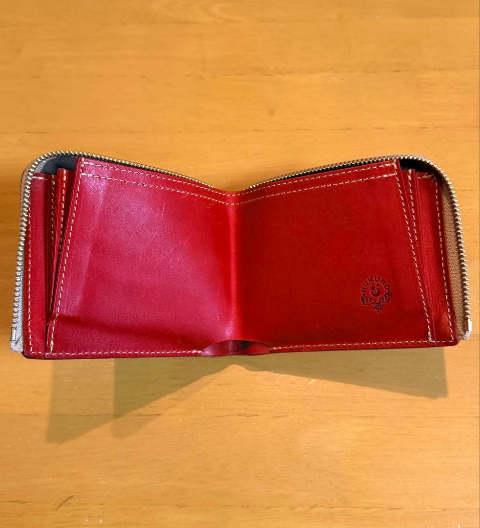 【HUKURO】大きく開く小さな財布　限定色