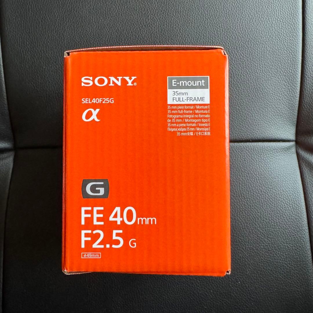 レンズ(単焦点) SONY FE40mm F2.5 G SEL40F25G