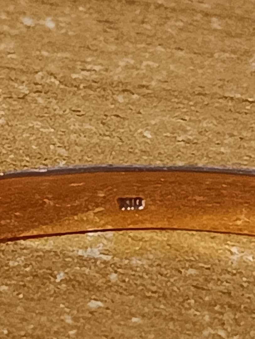 ハワイアンジュエリー　K10　ピンクゴールド　バングル