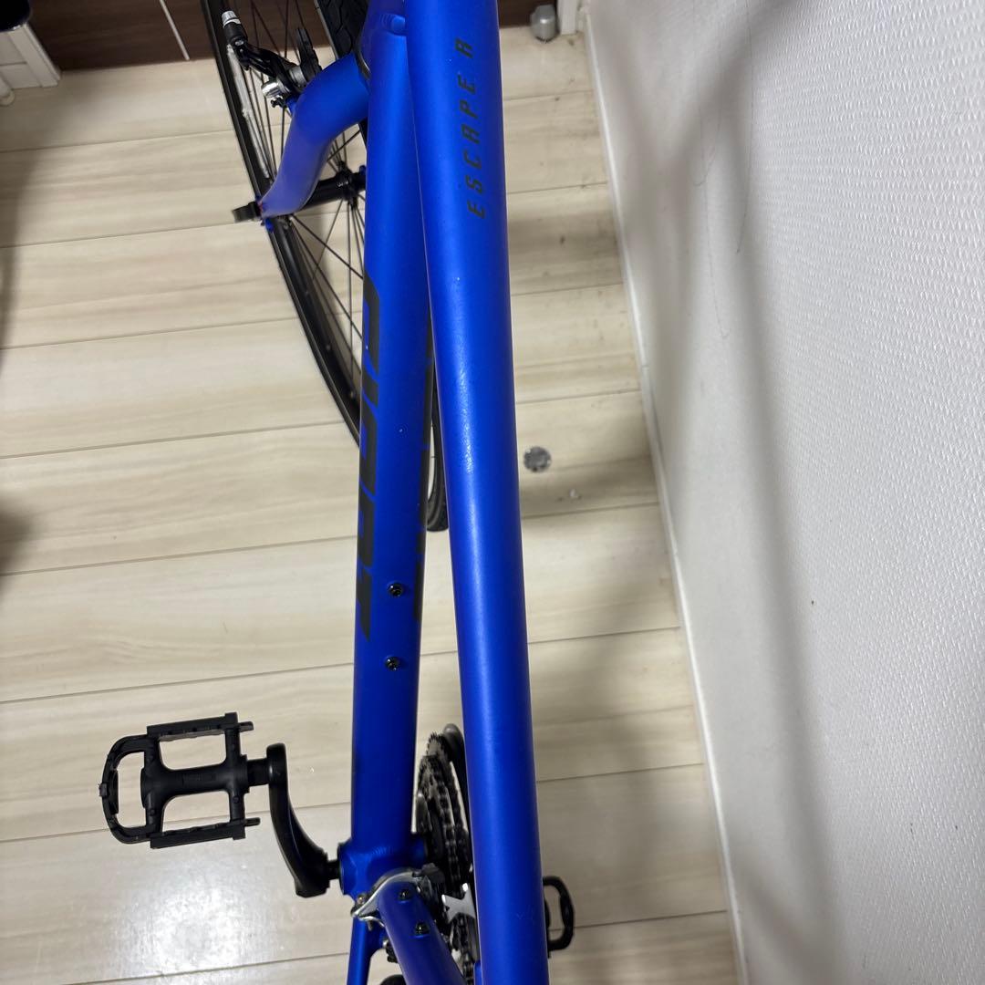 青 アルミフレーム スポーツバイク