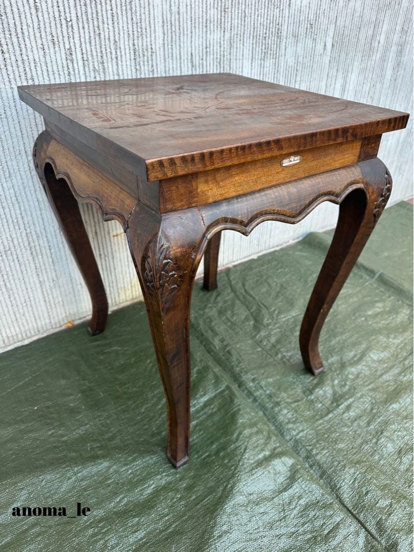 【サイドテーブル】2　木製　神戸洋家具　COLONY　HOUSE　飾り台　花台