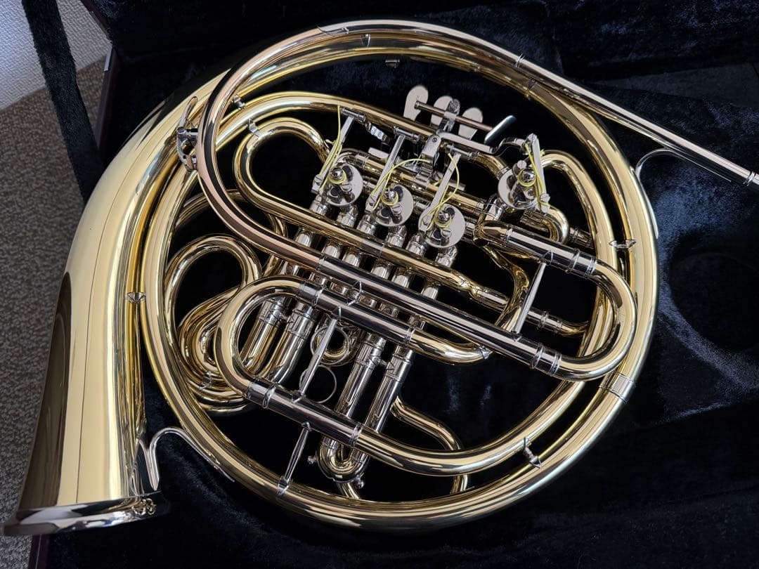 【プロ奏者選定品】ヤマハ ホルン YHR-668D フルダブル（純正ケース付）