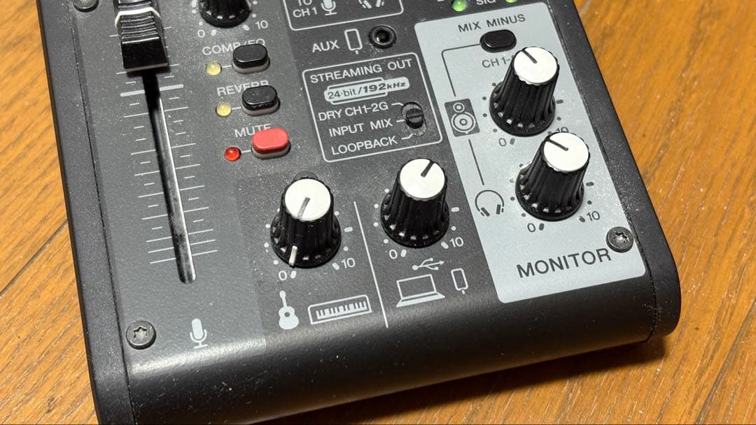 YAMAHA AG03 MK2（マランツMPM-1000マイク付）