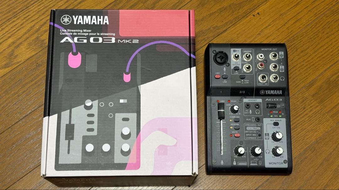 YAMAHA AG03 MK2（マランツMPM-1000マイク付）
