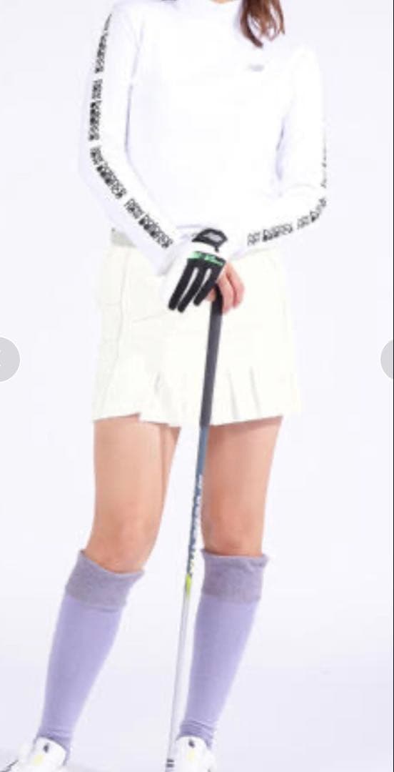 新品未開封　ニューバランスゴルフ　スカート　中綿　ダウン　白　１ M