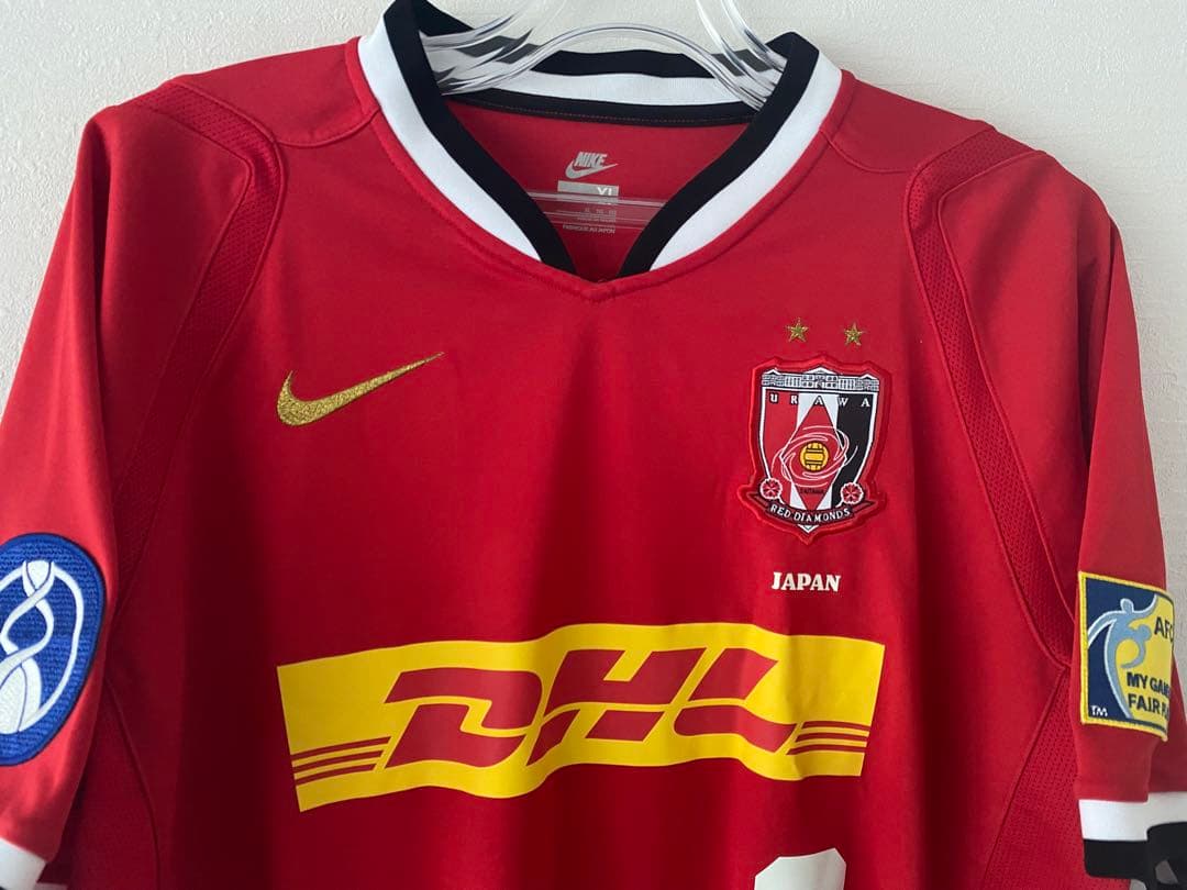 ☆送料無料☆NIKE(ナイキ)浦和レッズACLホームユニフォーム☆小野伸二選手☆