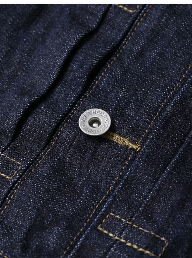 ネイバーフッド デニムエプロン　インディゴ