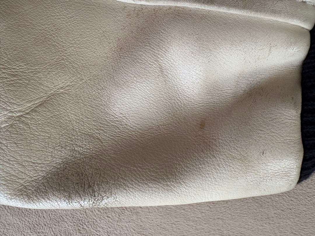 VAN JAC フード付き　スタジャン ネイビー ヴァンジャケット 古着 L