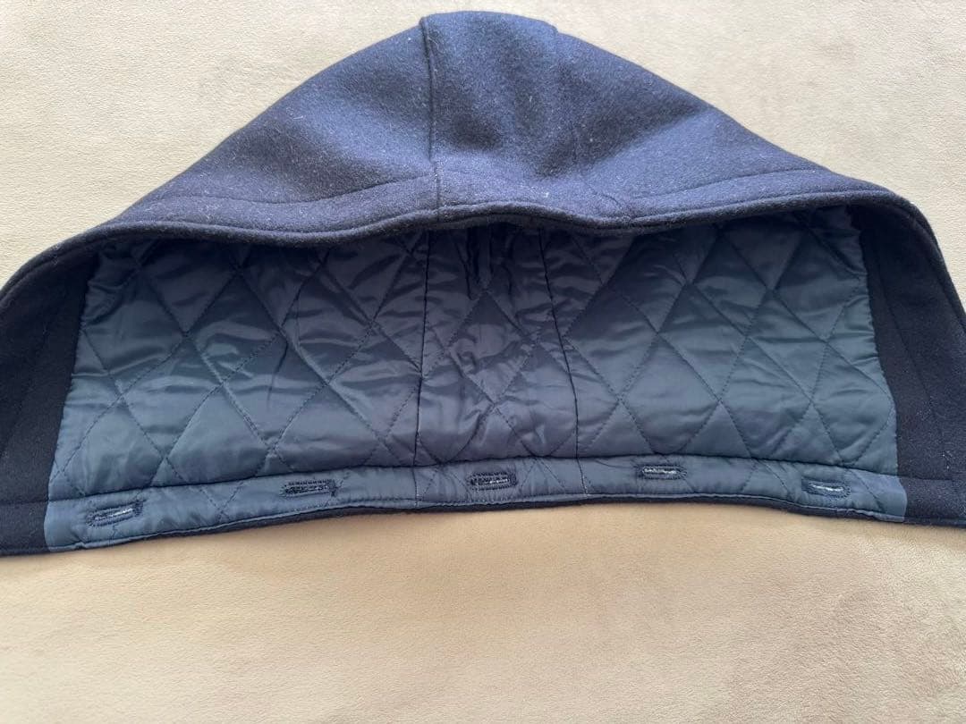 VAN JAC フード付き　スタジャン ネイビー ヴァンジャケット 古着 L