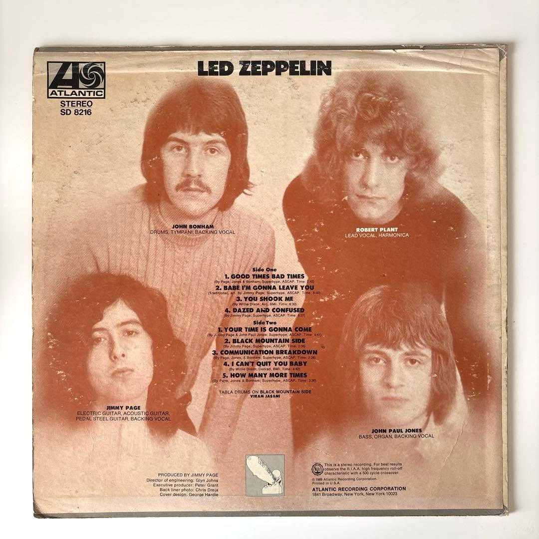 【特価品・USオリジナル】レッド・ツェッペリン　1st 初版ラベル