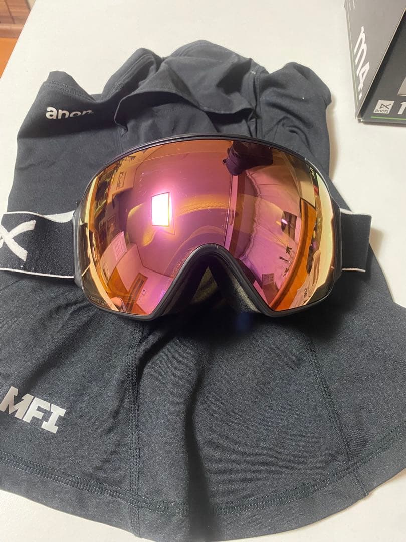 まるで屍の様だ　　anon m4 ゴーグル MFIマスク2枚セット