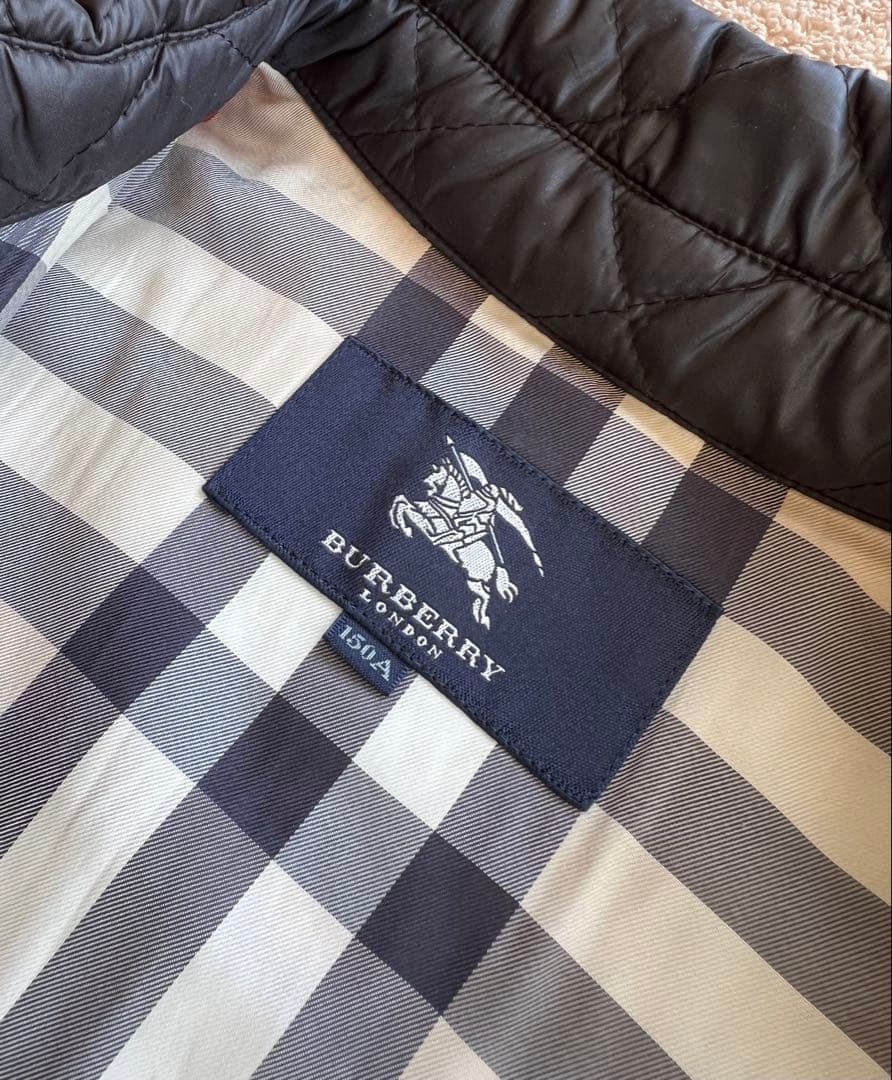 Burberry キルティングジャケット 150A ブラック