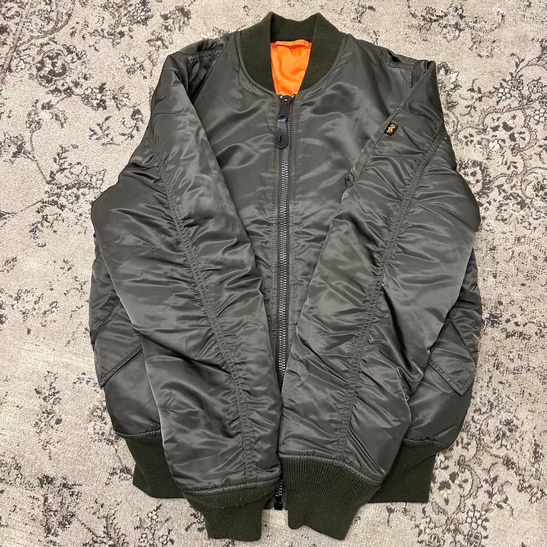 【美品】アルファ ALPHA MA-1 フライトジャケット Lサイズ