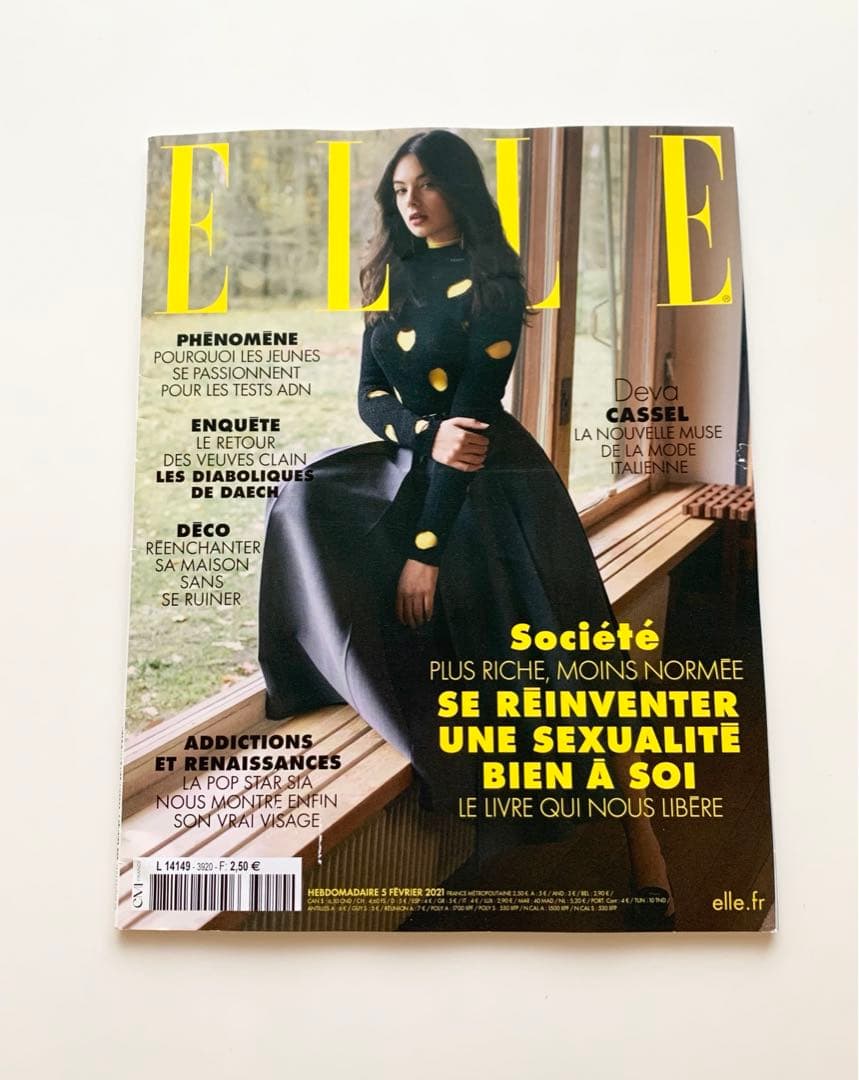 女性情報誌 ELLE France February 5 2021 Deva Cassel