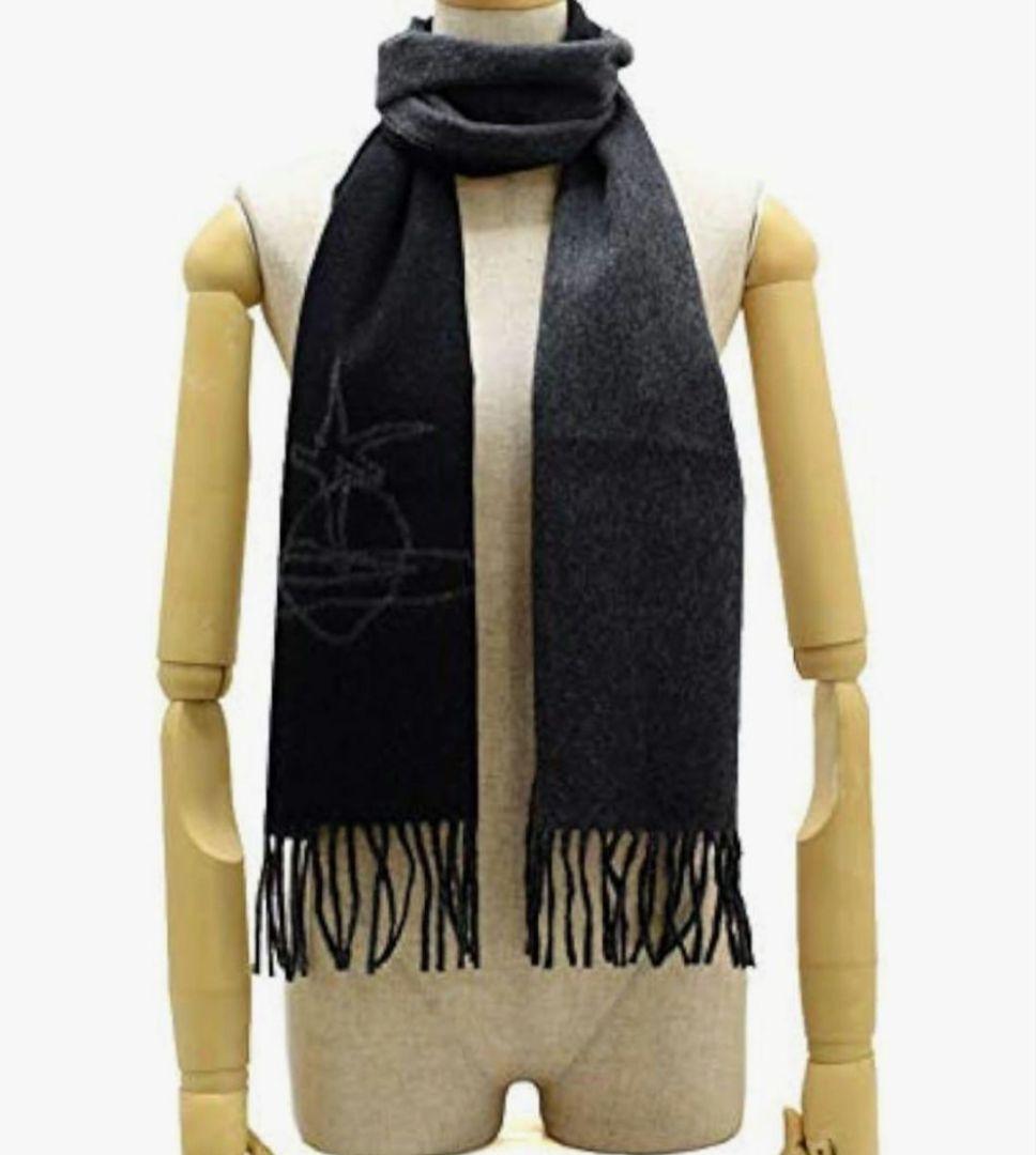 Vivienne Westwood マフラー　ブラック×グレー