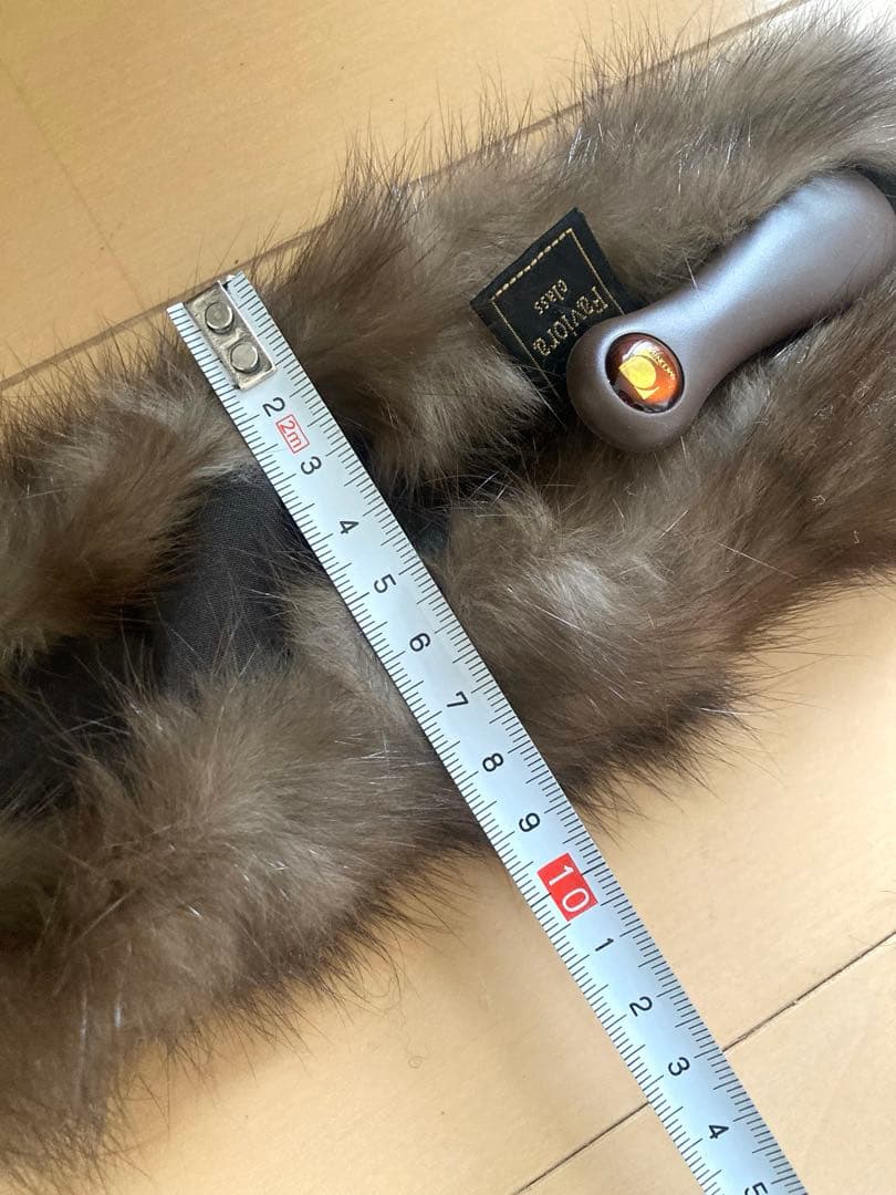 【SOBOL】ロシアンセーブル毛皮マフラーブラウン