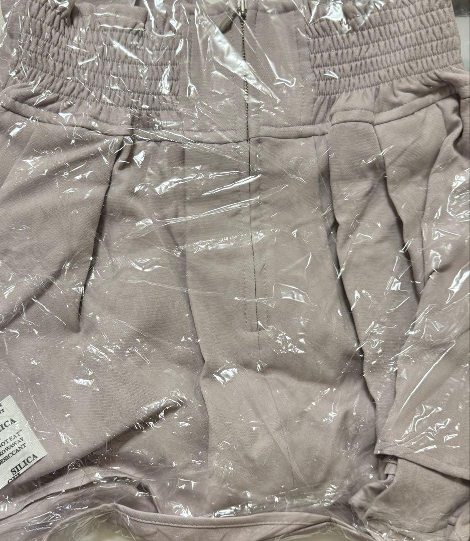 新品未使用　ミシェルマカロン　ミニスカート　くすみピンクMサイズ