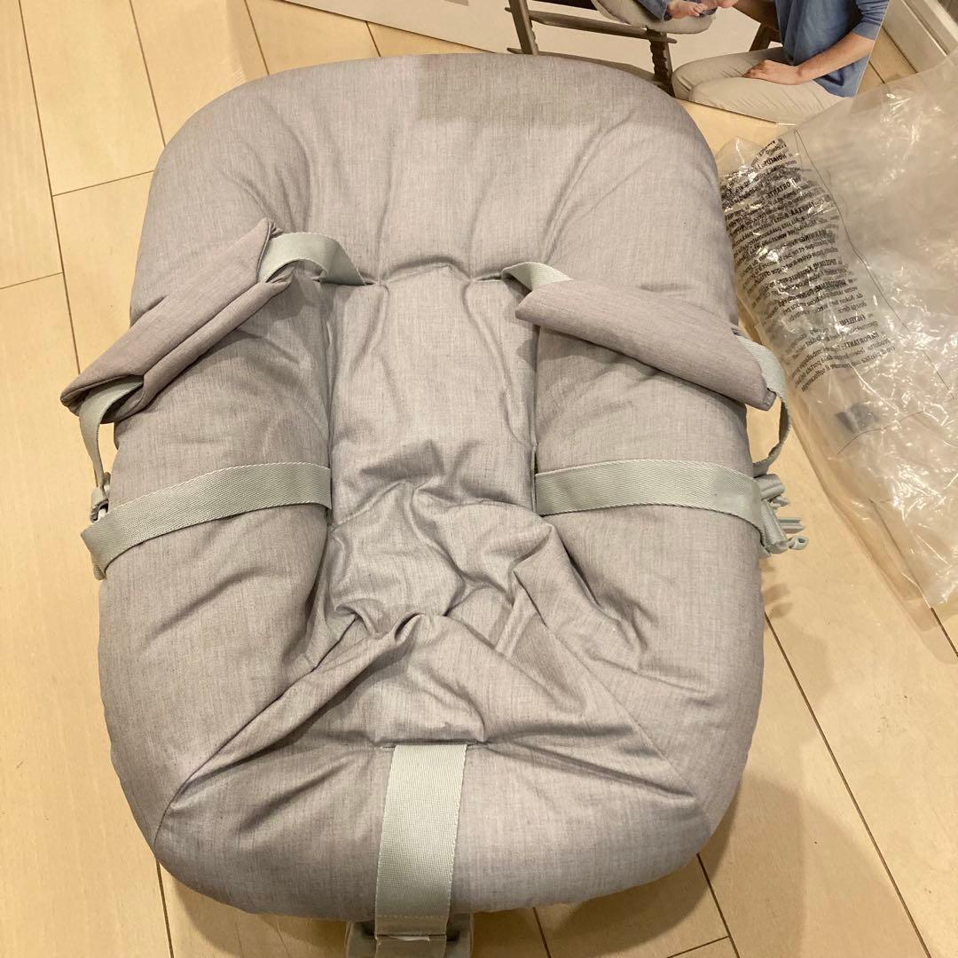極美品　STOKKE ストッケ トリップトラップ ニューボーンセット グレー