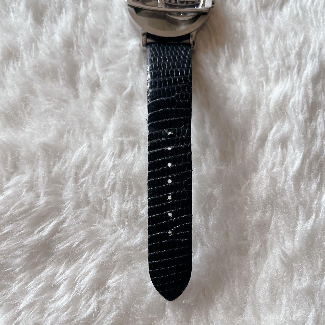 ヴィヴィアンウエストウッド　サークルオーブ　腕時計　レザーバンド　ブラック