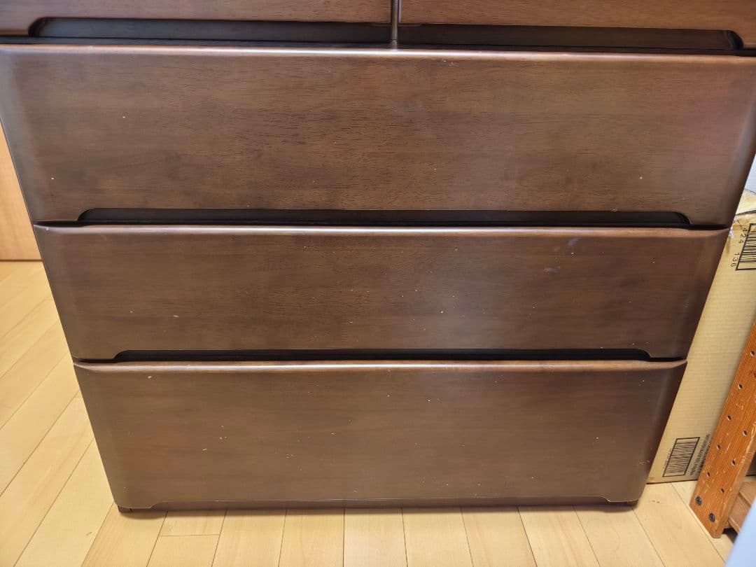 ニトリ　衣類収納　木製タンス　ハイチェスト