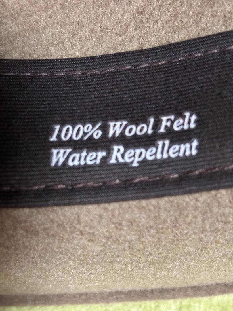 ★ステットソン★中折れ帽子★ベージュ★57センチ★ウールハット★クラッシャブル★