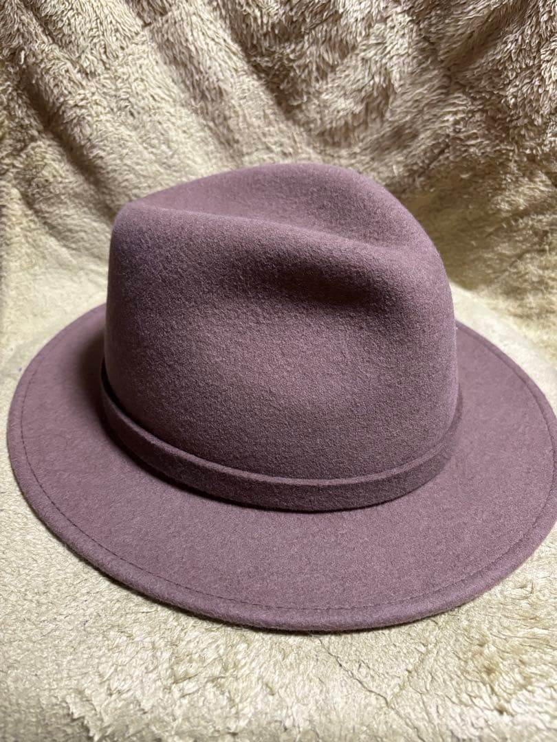 ★ステットソン★中折れ帽子★ベージュ★57センチ★ウールハット★クラッシャブル★