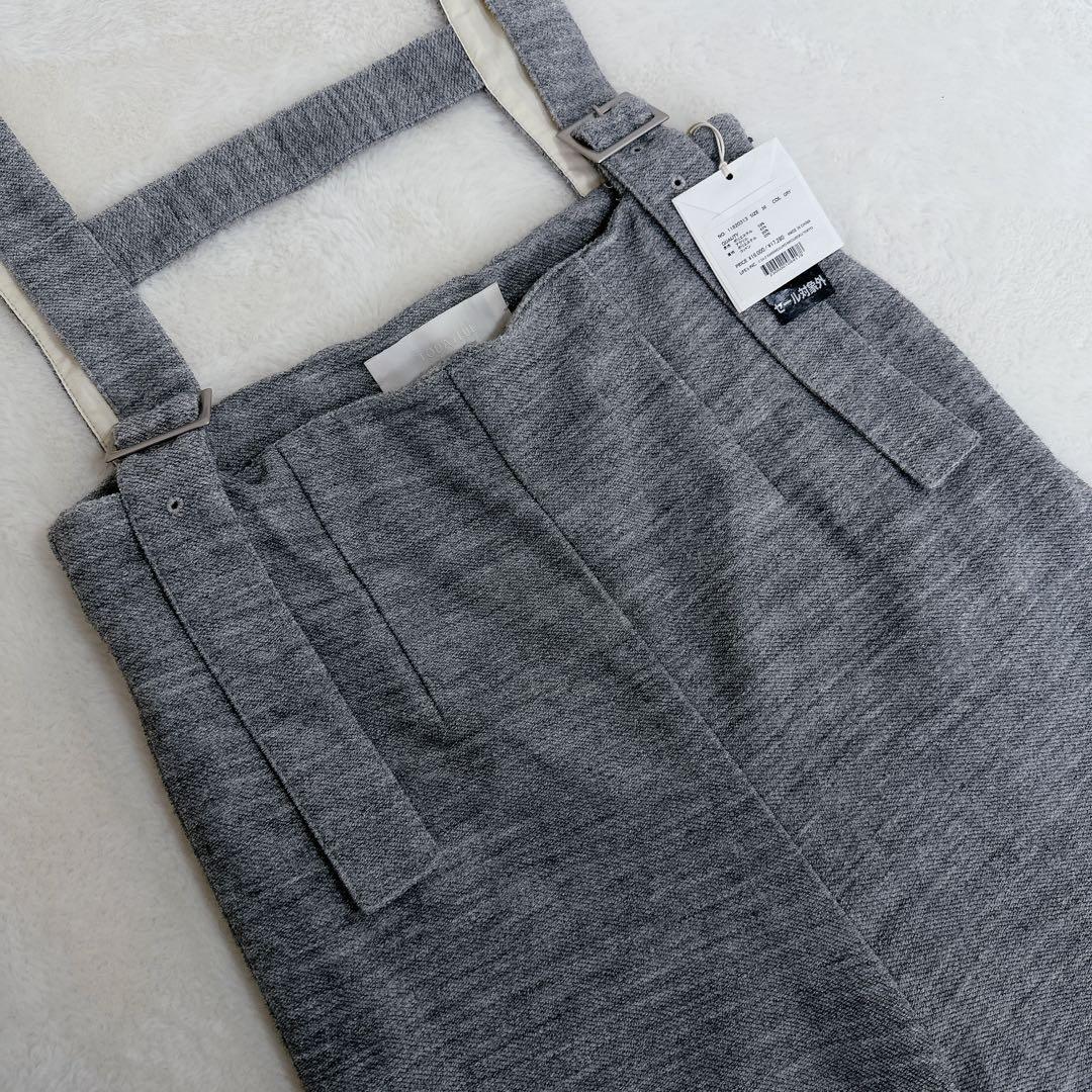 TODAYFUL トゥデイフル ハイウエストスウェットサロペット グレー 36