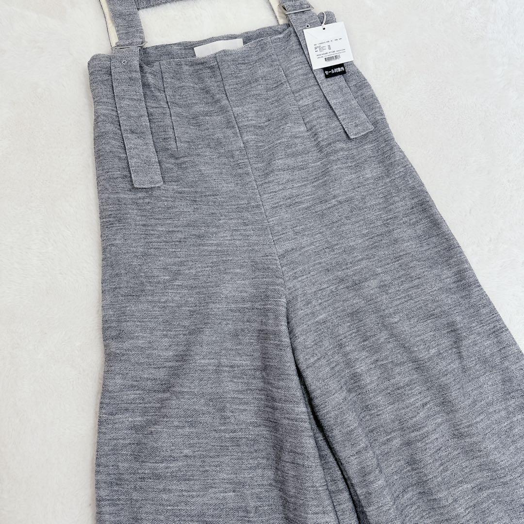 TODAYFUL トゥデイフル ハイウエストスウェットサロペット グレー 36