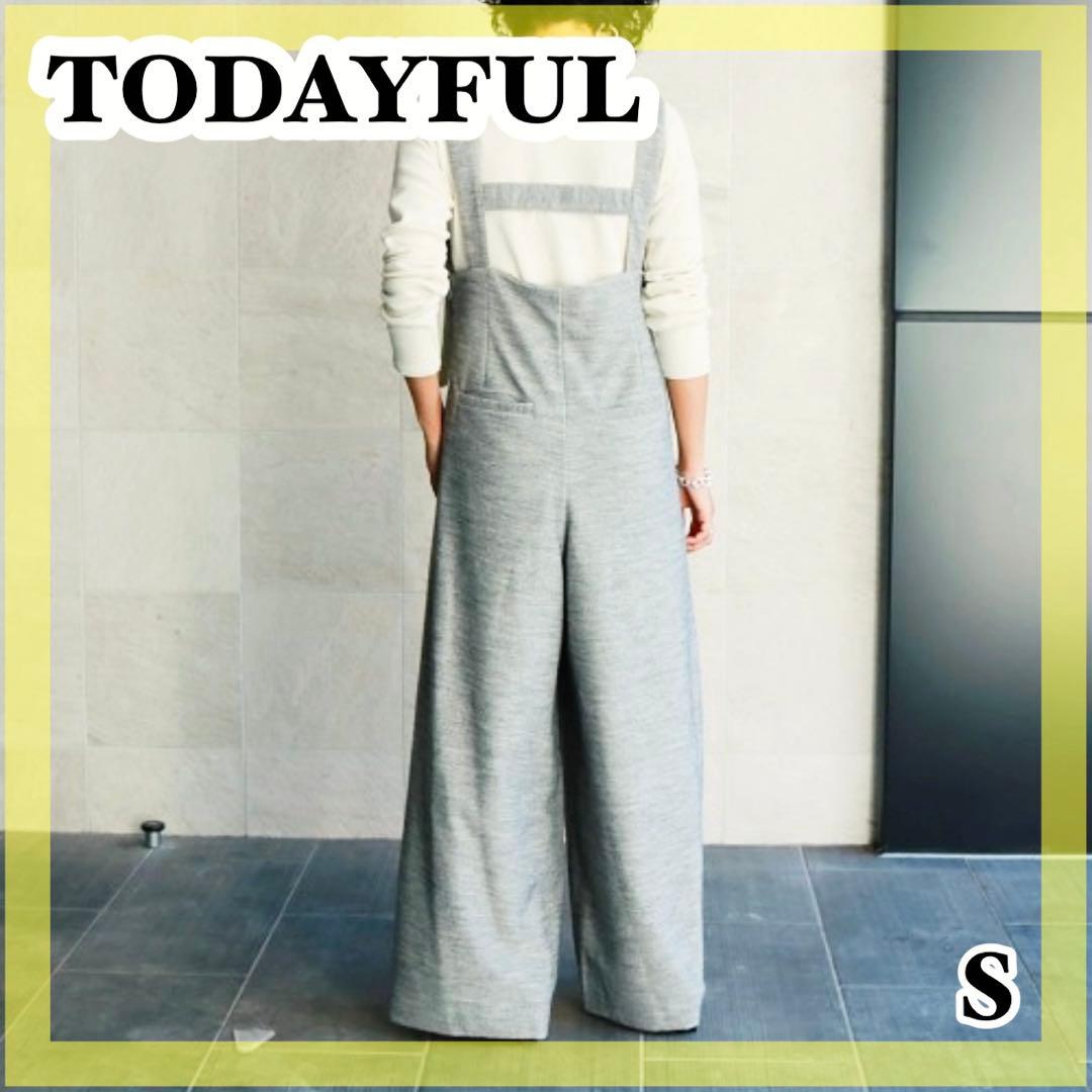 TODAYFUL トゥデイフル ハイウエストスウェットサロペット グレー 36
